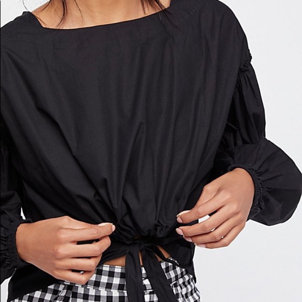 NWT Black Free People "Got Class" Top - Picture 3 of 5