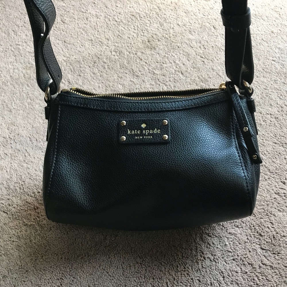 Black Kate Spade leather purse
