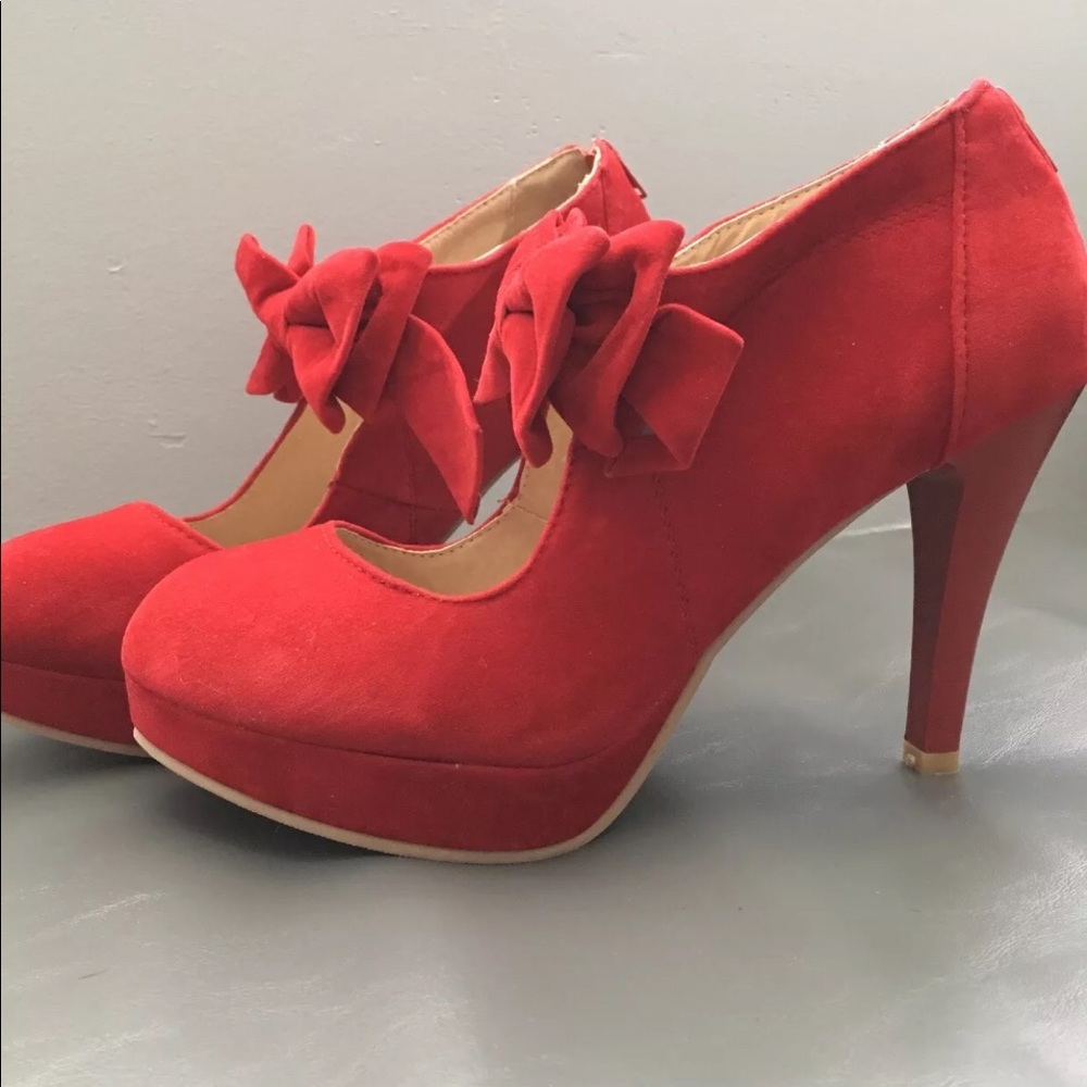 Red high heels