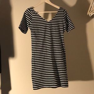 A striped dress