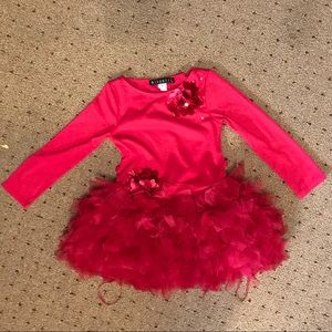 Hot pink girl’s biscotti dress