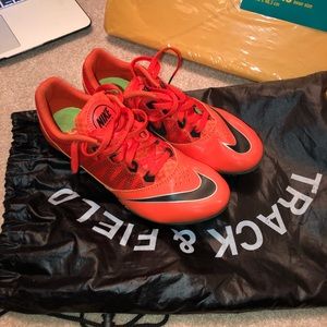 Nike track sprinting cleats