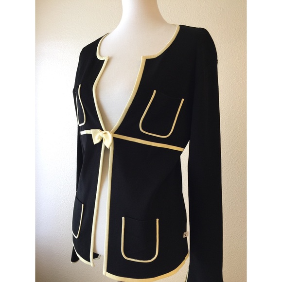 Vertigo Paris Sweaters - Vertigo Paris Black Cardigan Sweater Large