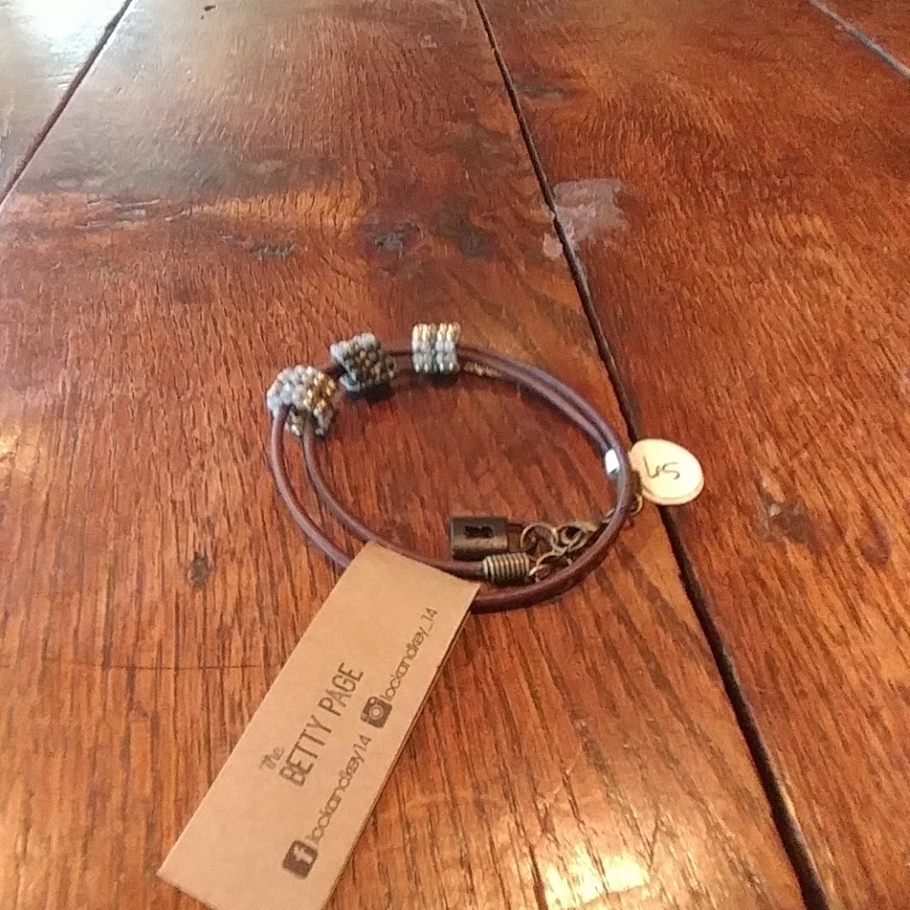Lock and Key-The Betty Page Bracelet