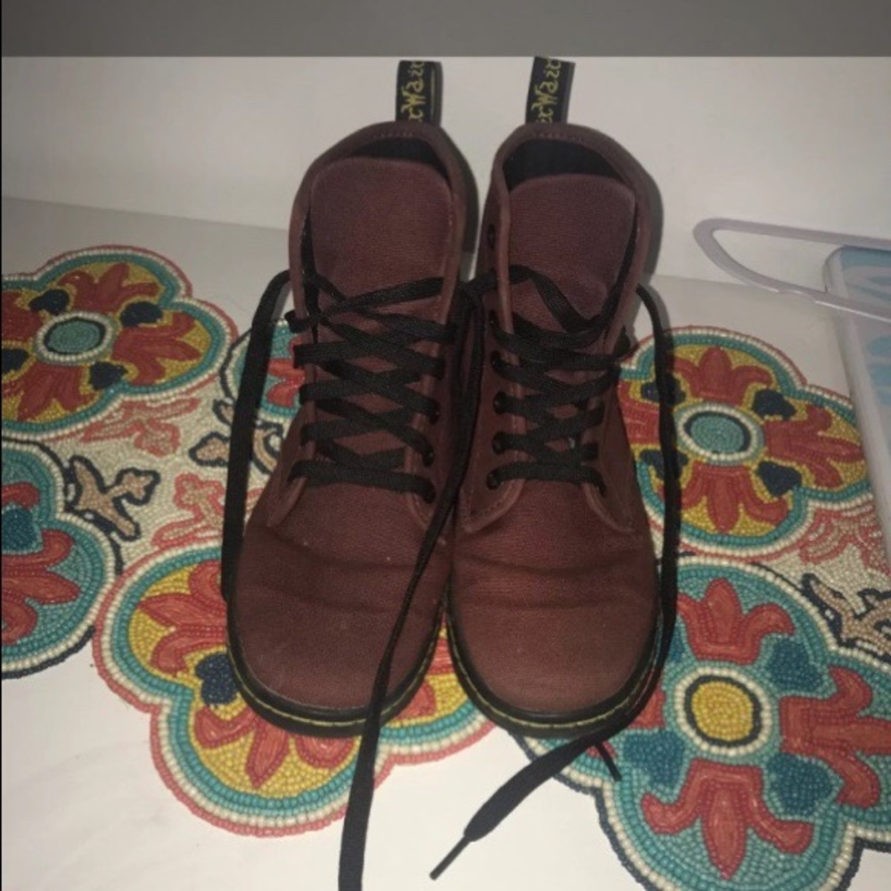 Dr martens canvas boots