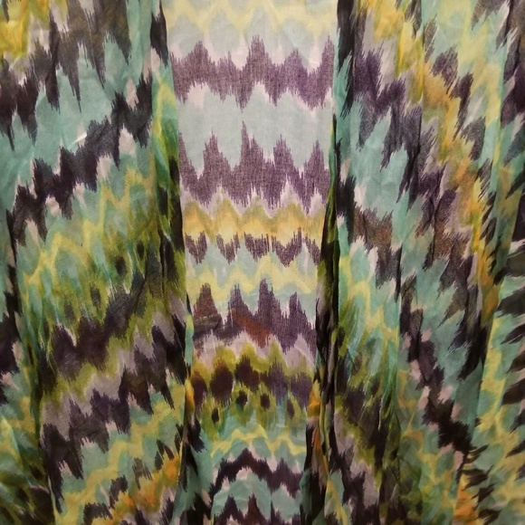 Light with patterned open front cardigan - Picture 2 of 2