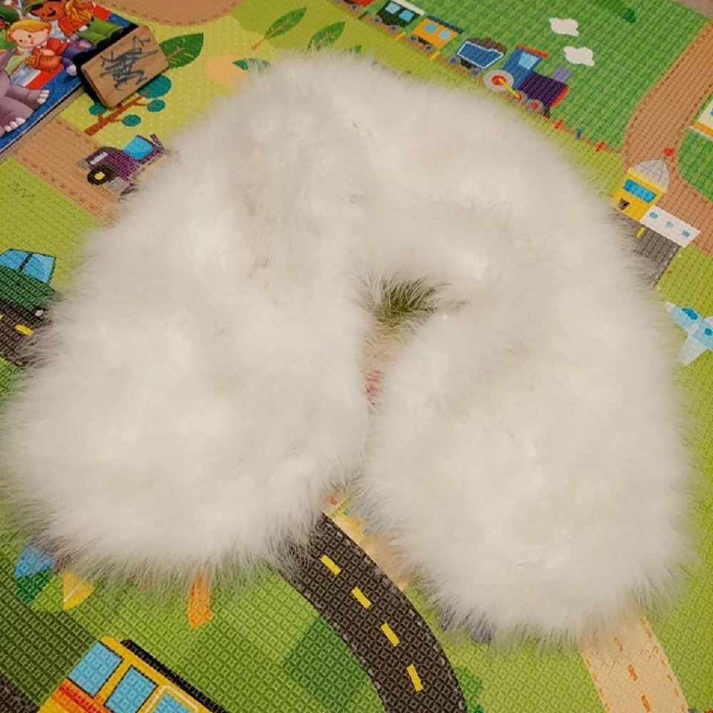 ostrich feather scarf