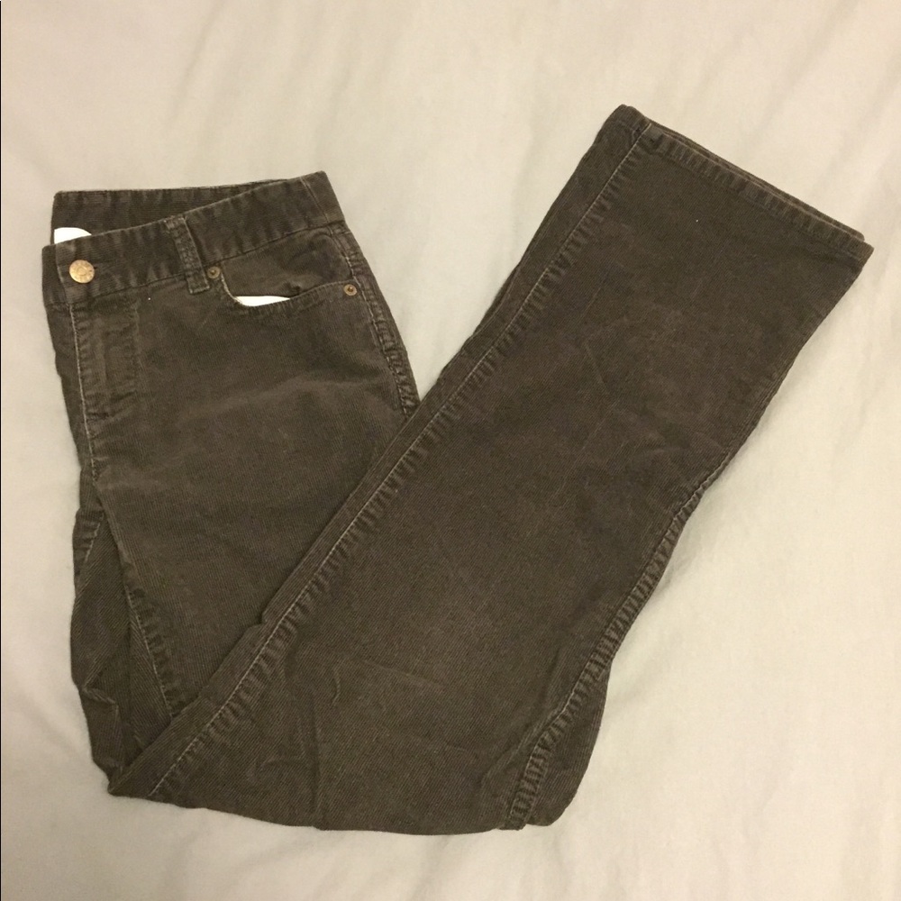 SOLD- J. Crew brown bootcut corduroy pants