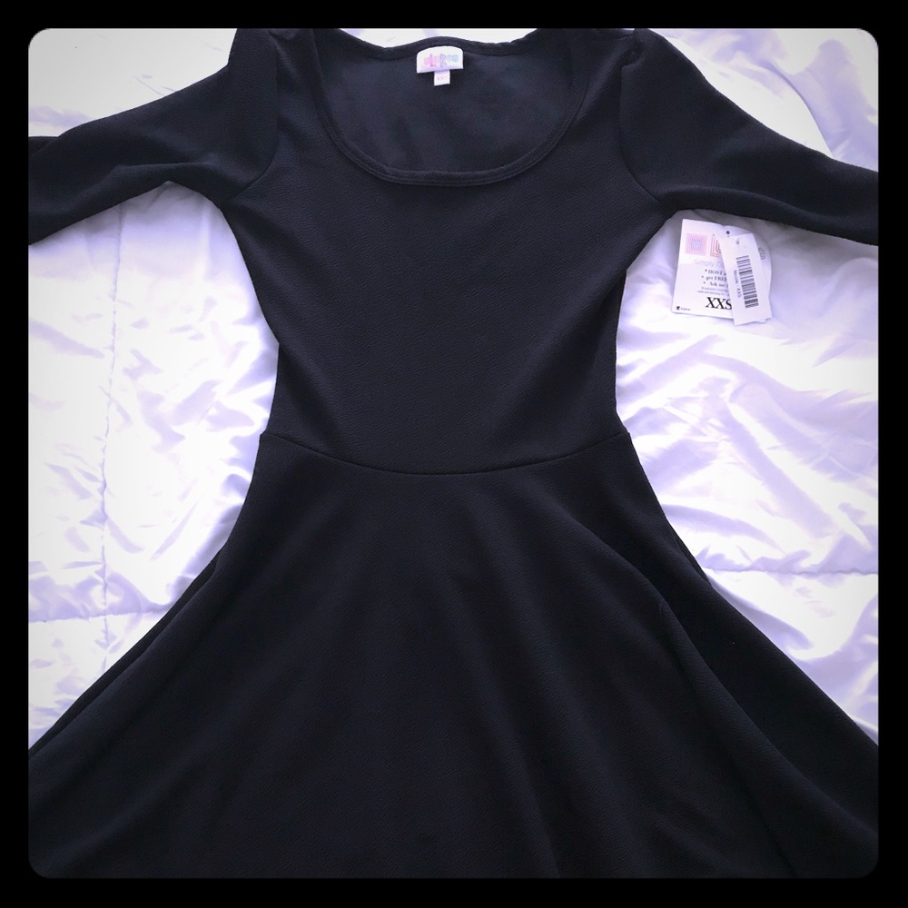 LulaRoe Nicole Dress *Solid Black*