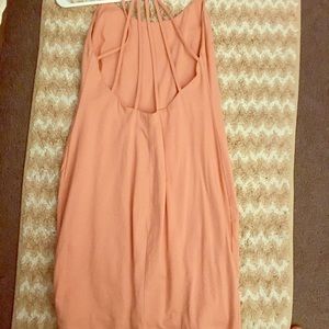 Salmon dress from Forever 21