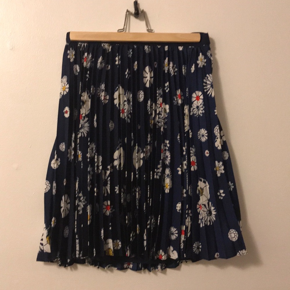 Jason Wu Foral Print Pleated Skirt