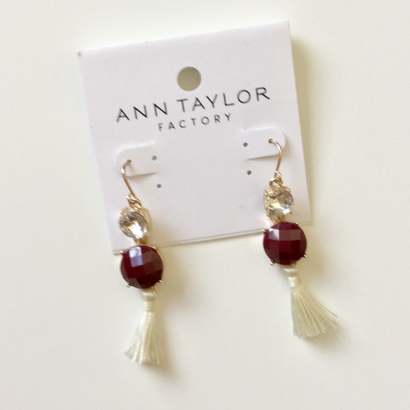 Ann Taylor Factory Jewelry - Ann Taylor Tassel Earrings NWT 🎉HP🎉