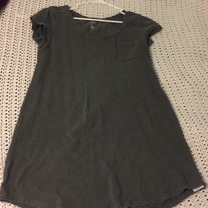 GAP olive green T-shirt dress