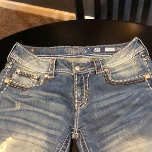 Miss Me Cuffed Skinny Jeans