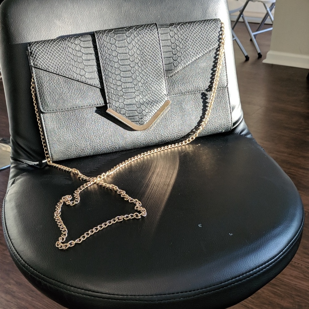 Black clutch for new year's party