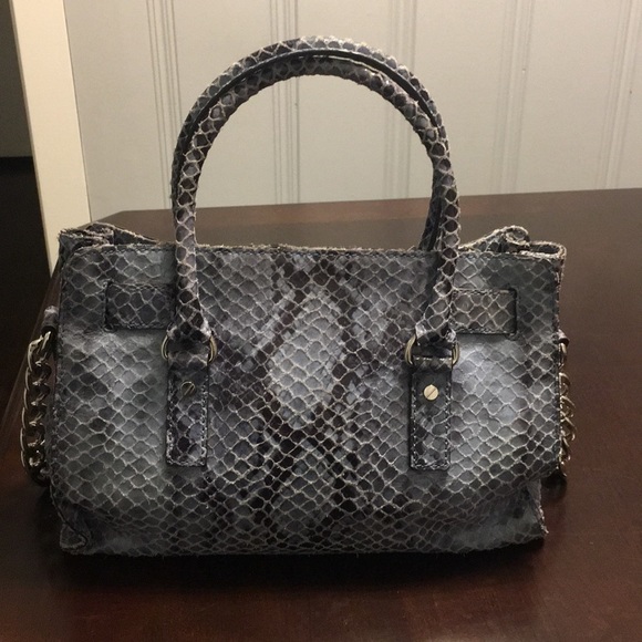 Michael Kors Hamilton python tote & wristlet - Picture 2 of 8