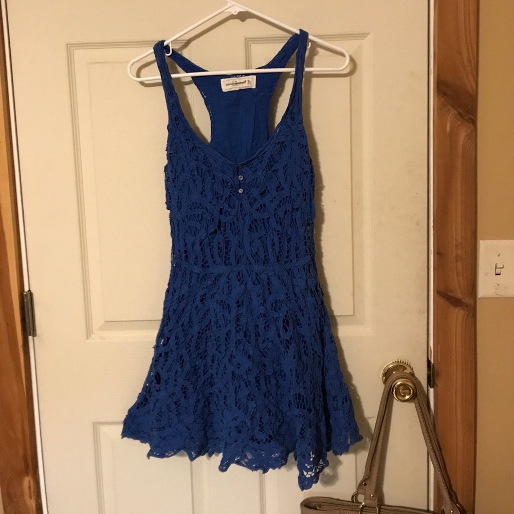 Abercrombie & Fitch Blue Lace Dress