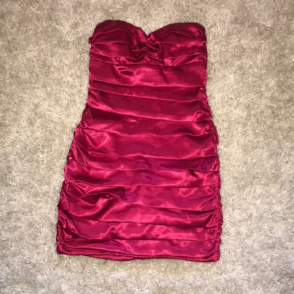 Pink Mini Cocktail Dress
