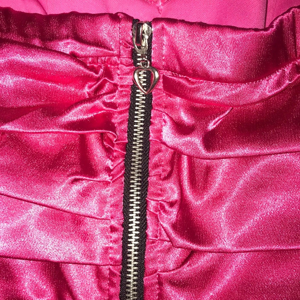 Pink Mini Cocktail Dress - Picture 3 of 3