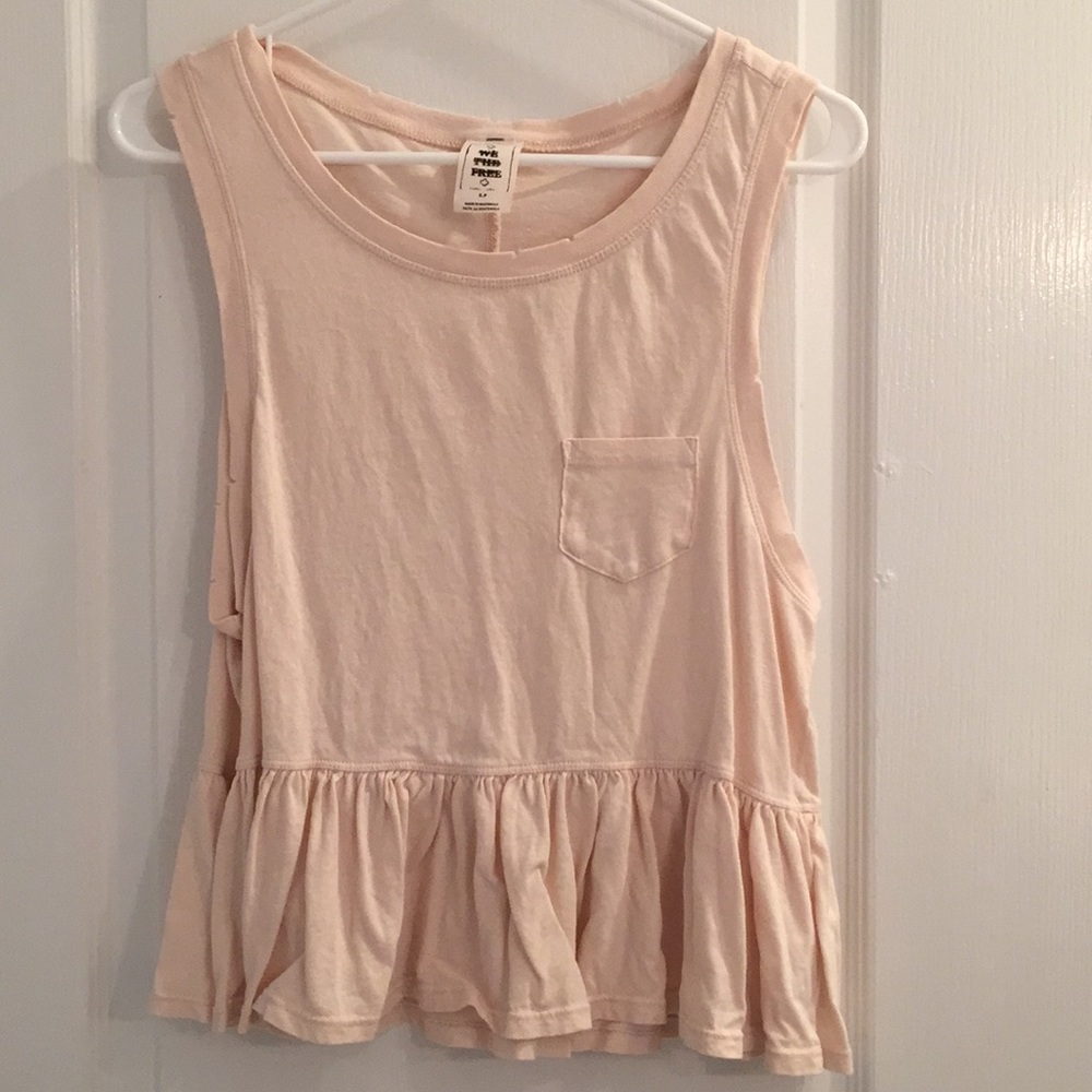 Free People distressed tank