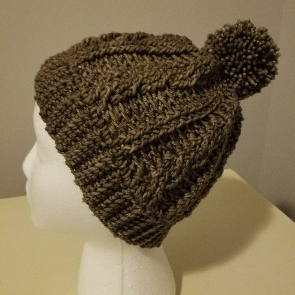 Crochet cable hat