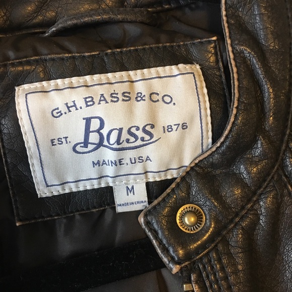 Bass Leather jacket M - Picture 4 of 4