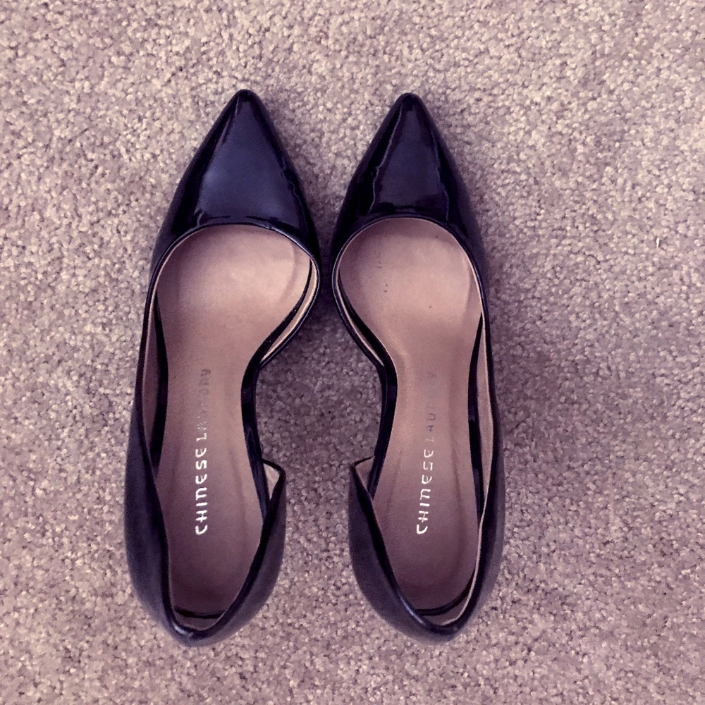 Authentic Chinese Laundry Black Pumps Size 8