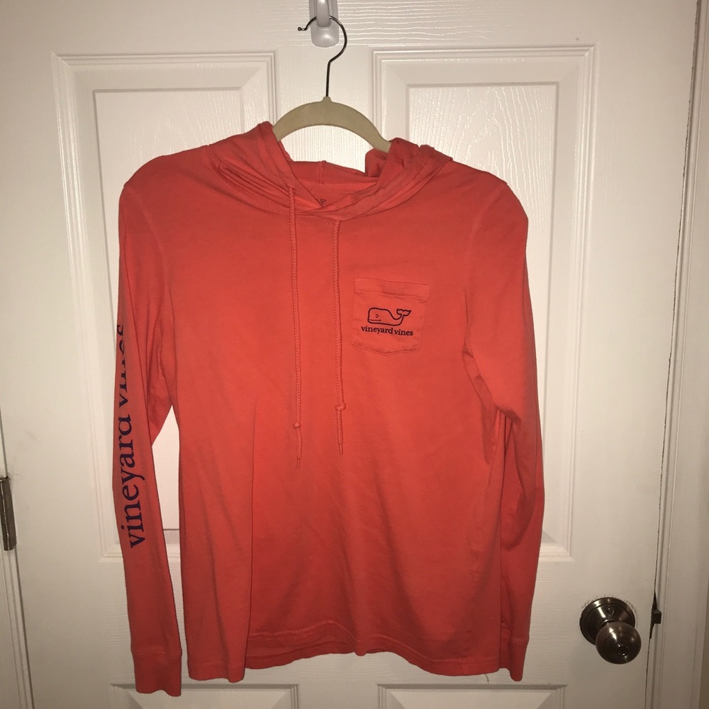 ORANGE VINEYARD VINES SWEATSHIRT
