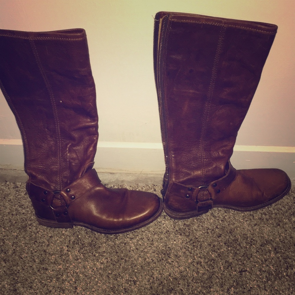 Phillips Harness Tall Frye Boots