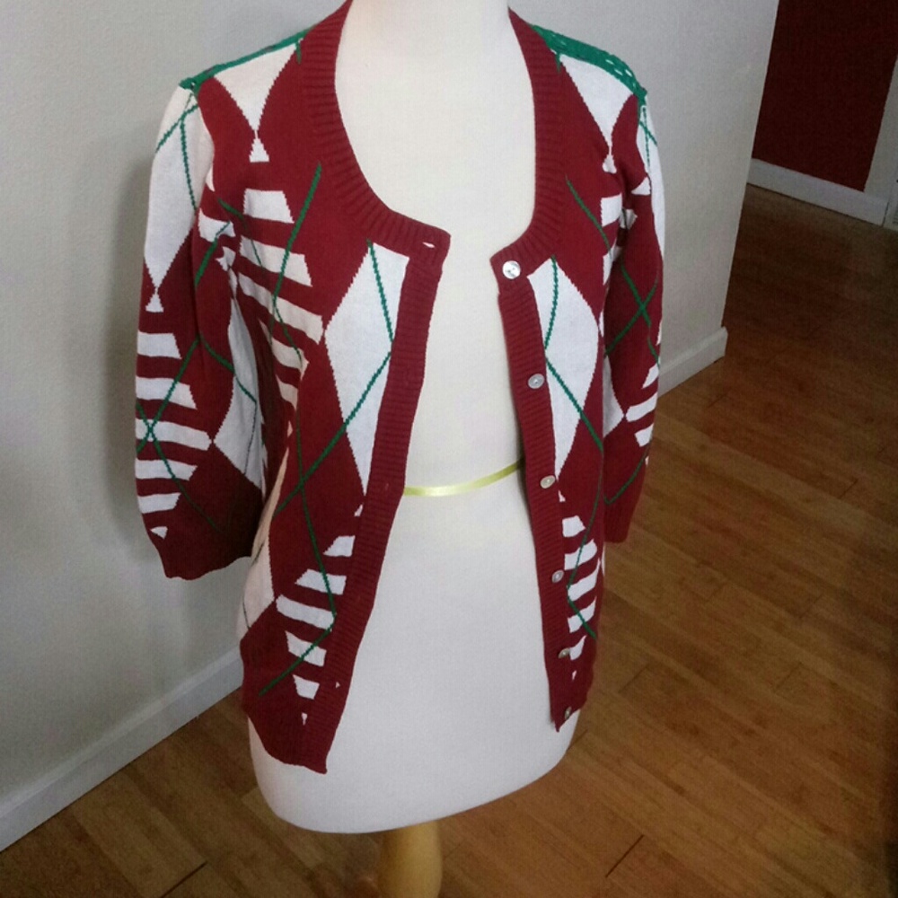 copper key open front sweater1