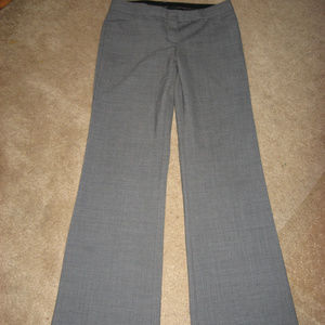 Womens Gray EXPRESS EDITOR Dress Pants 4 Long