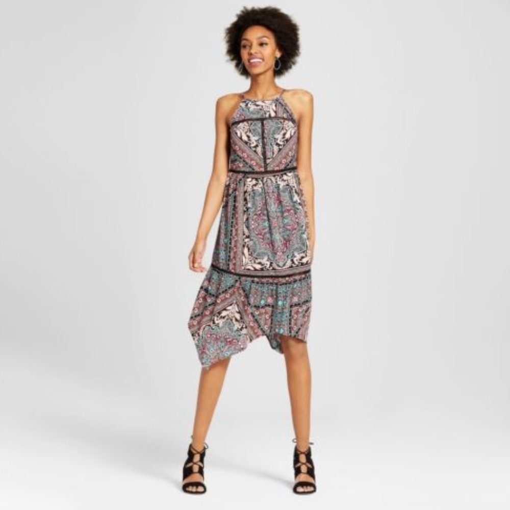 Lacttice-Insert Midi Dress Xhilaration Juniors