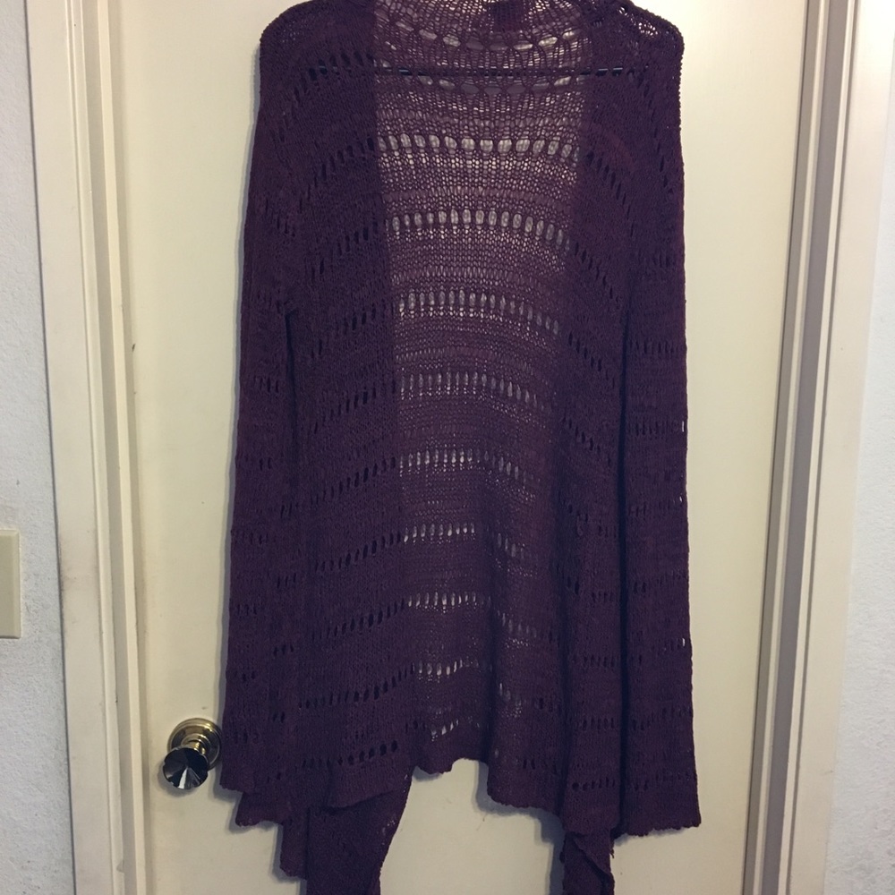 Burgundy Sweater/Wrap