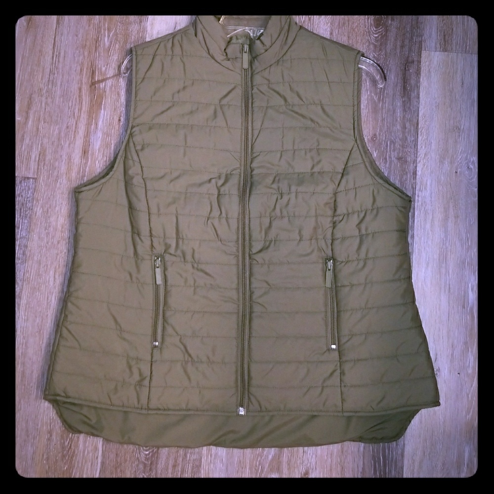 Quilted puffer vest