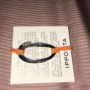 IPPOLITA orange rope bracelet