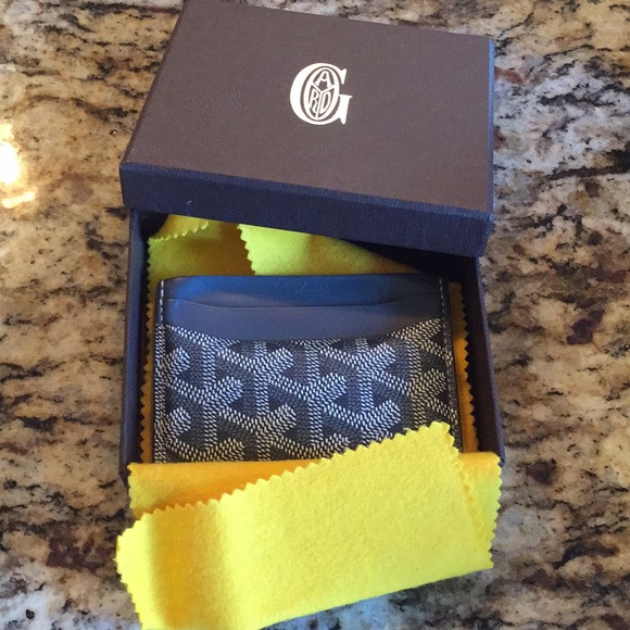 goyard card holder wallet