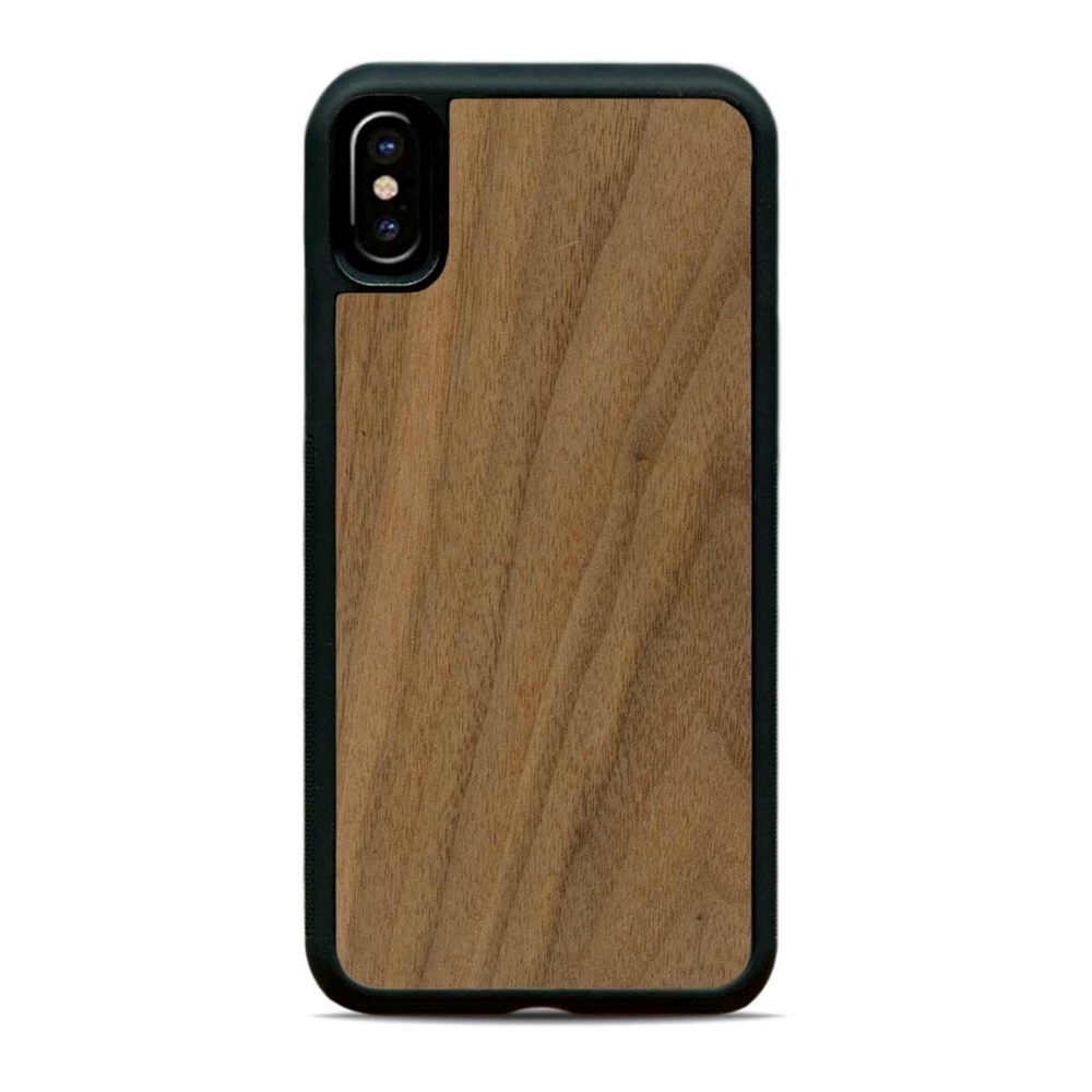 Walnut Wood iPhone X Case