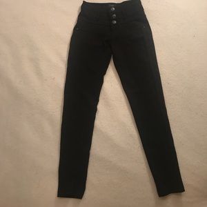 Black High-Waisted Pants