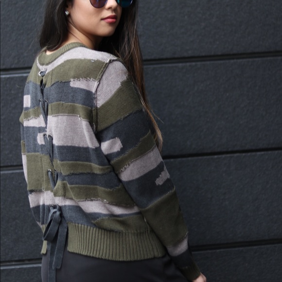 HOST PICK GI Jane Camo Print Sweater - Picture 6 of 6