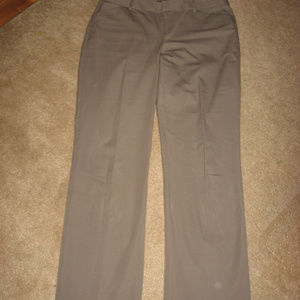 Womens Olive EDDIE BAUER Curvy Khaki Pants 12 Long