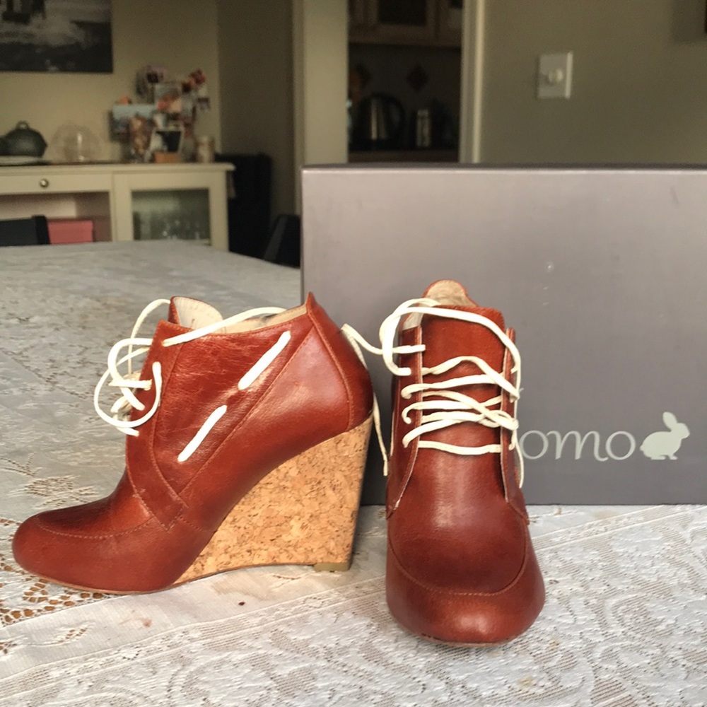 Plomo Celestina wedge booties