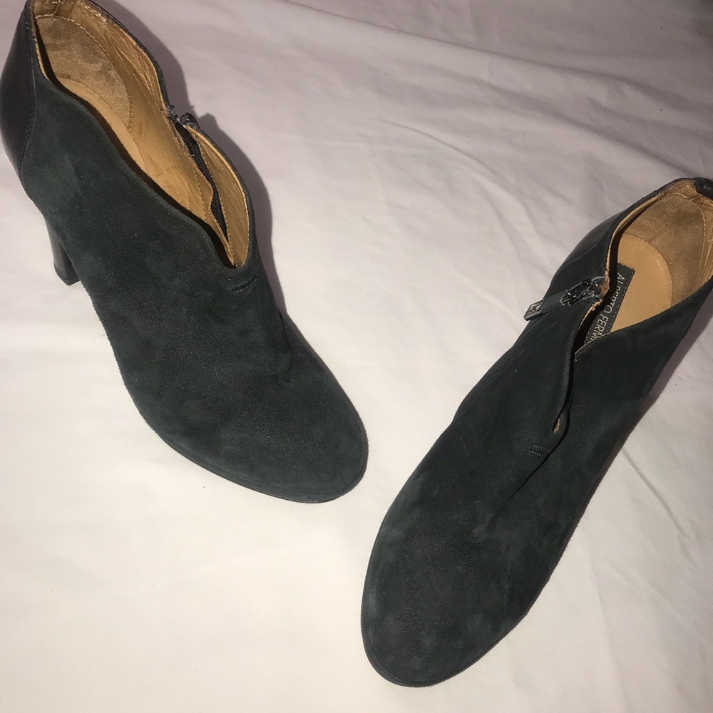 Suede Alberto Fermani Grey Heels