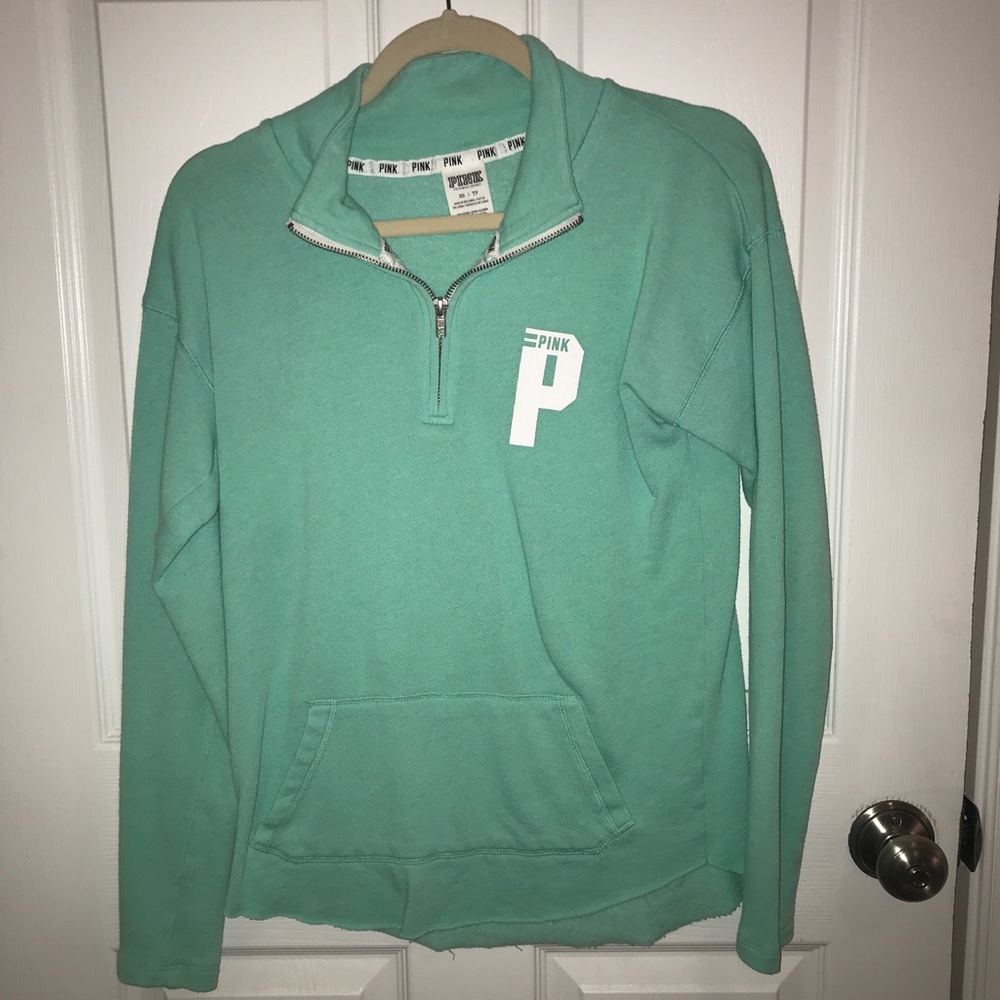 VS PINK HALF ZIP