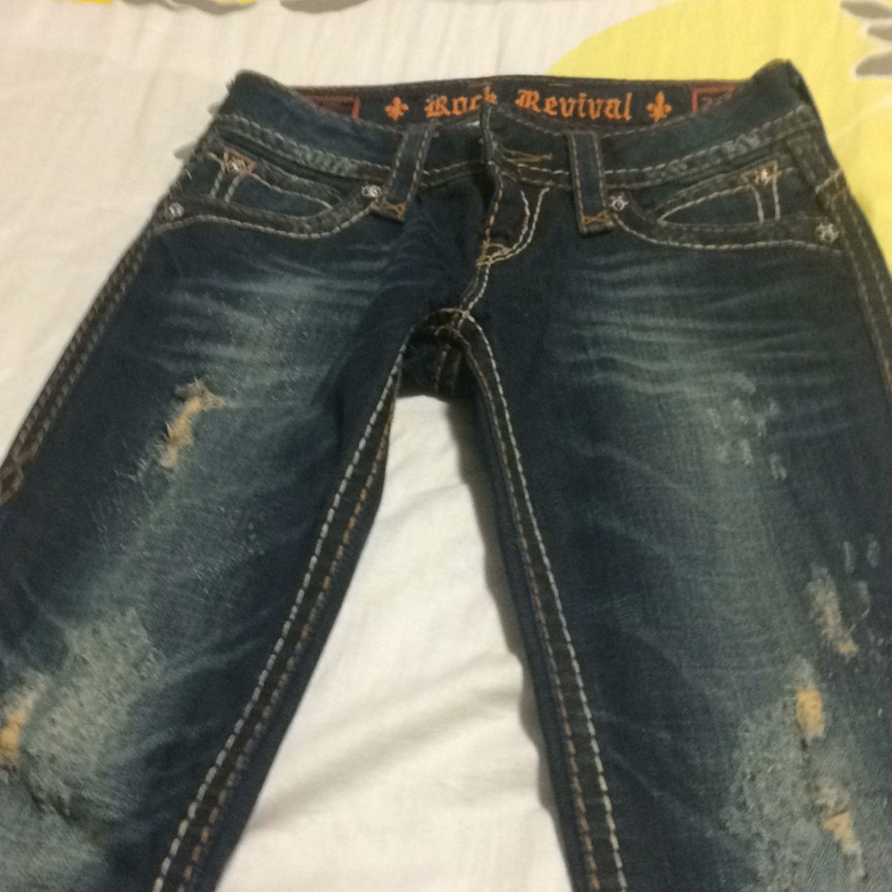 Practically new Rock Revival Jeans, size 26