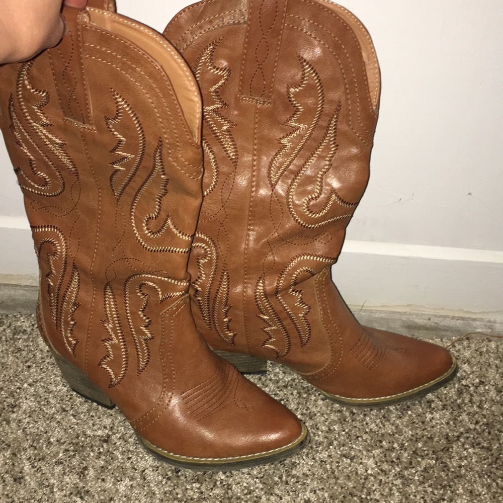 Very Volatile brand cowboy boots.