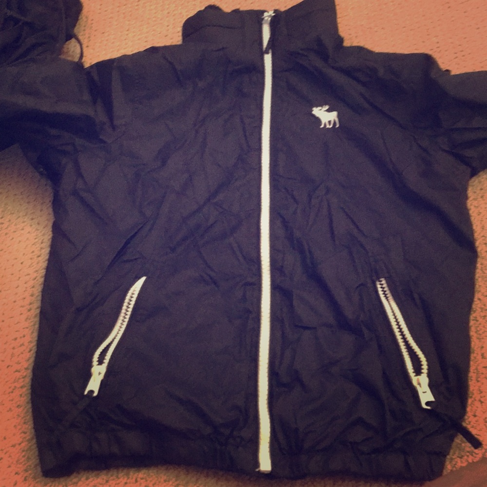 A&F water resistant jacket.