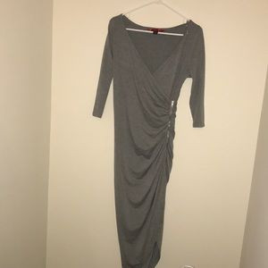 Long grey dress