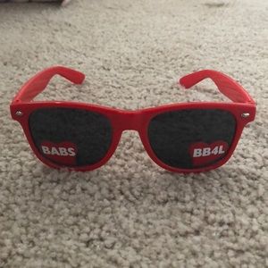 Cheer Athletics panthers heart sunglasses