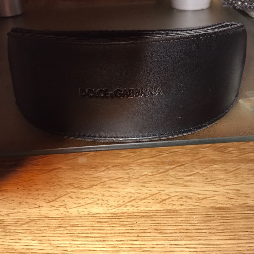 Amber colored dolce & gabbana glasses