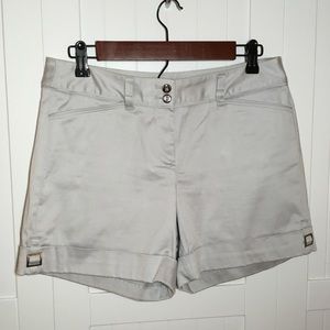 White House Black Market gray shorts 4